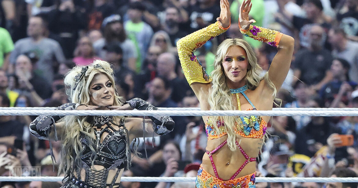 Charlotte Flair, Alexa Bliss, WrestleMania 42 - Ringten