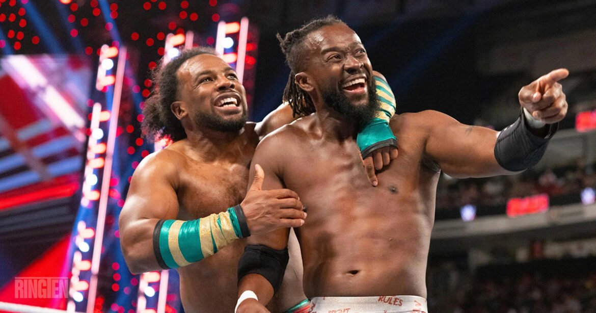 Kofi Kingston ve Xavier Woods - Ringten