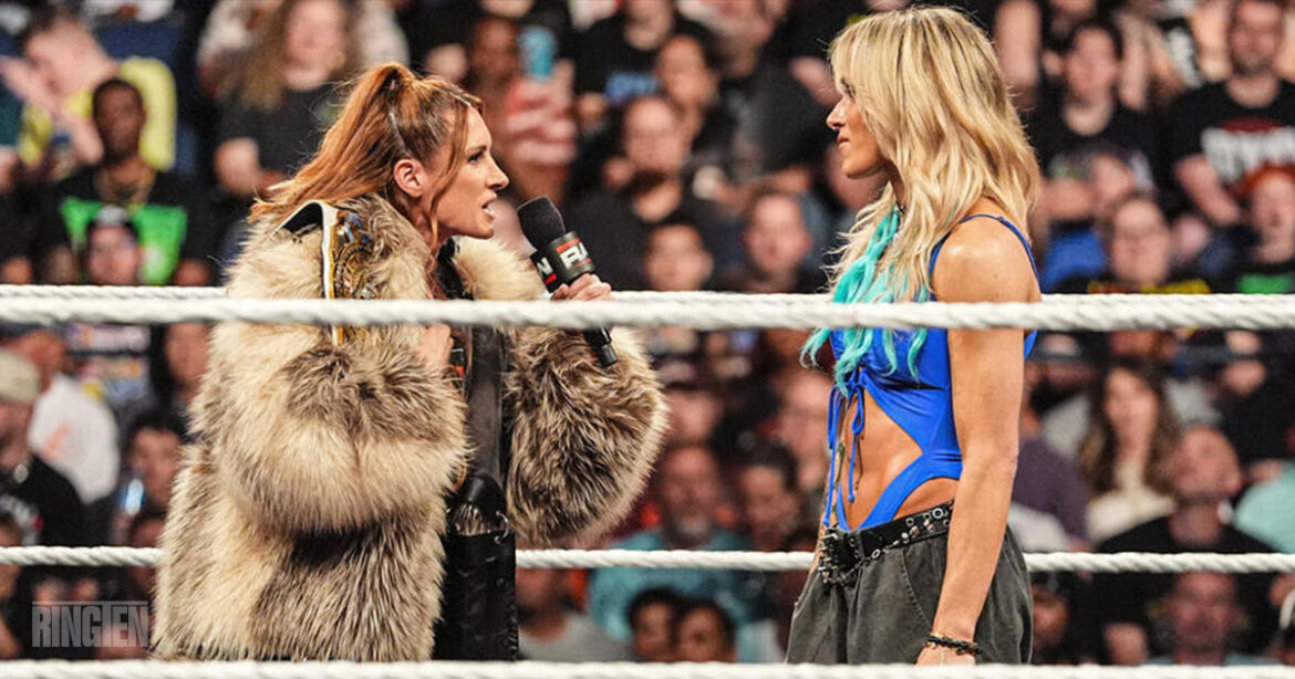 Sol Ruca ve Becky Lynch - Ringten